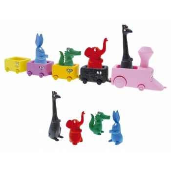 Les jouets d'eveil le train de barbapapa ( + 4 ) Figurine Plastoy 60820
