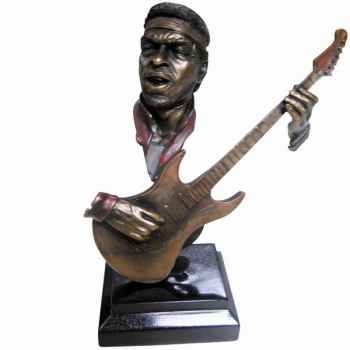 Figurine guitariste femme - Cadeau pour une guitariste